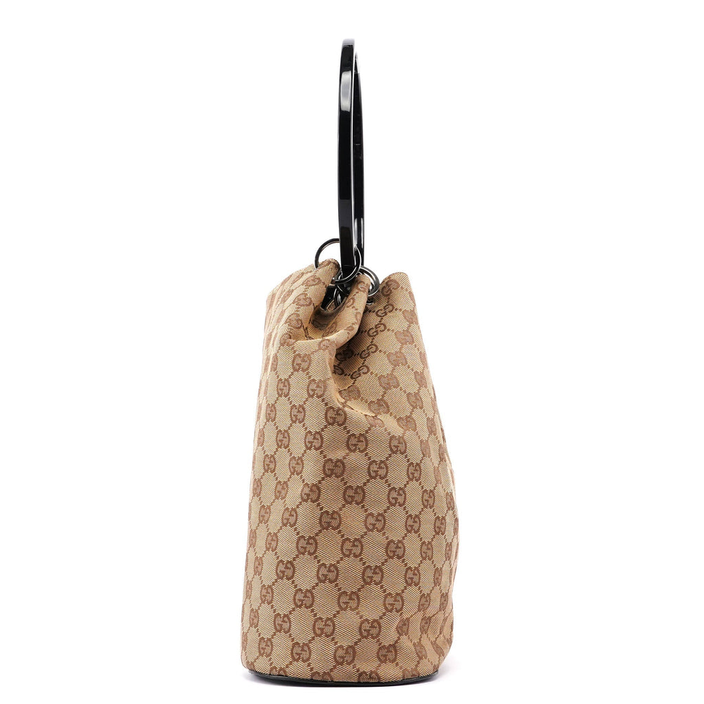 1999 Beige GG Ring Bag