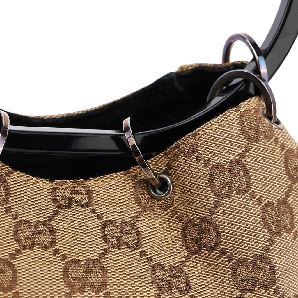 1999 Beige GG Ring Bag