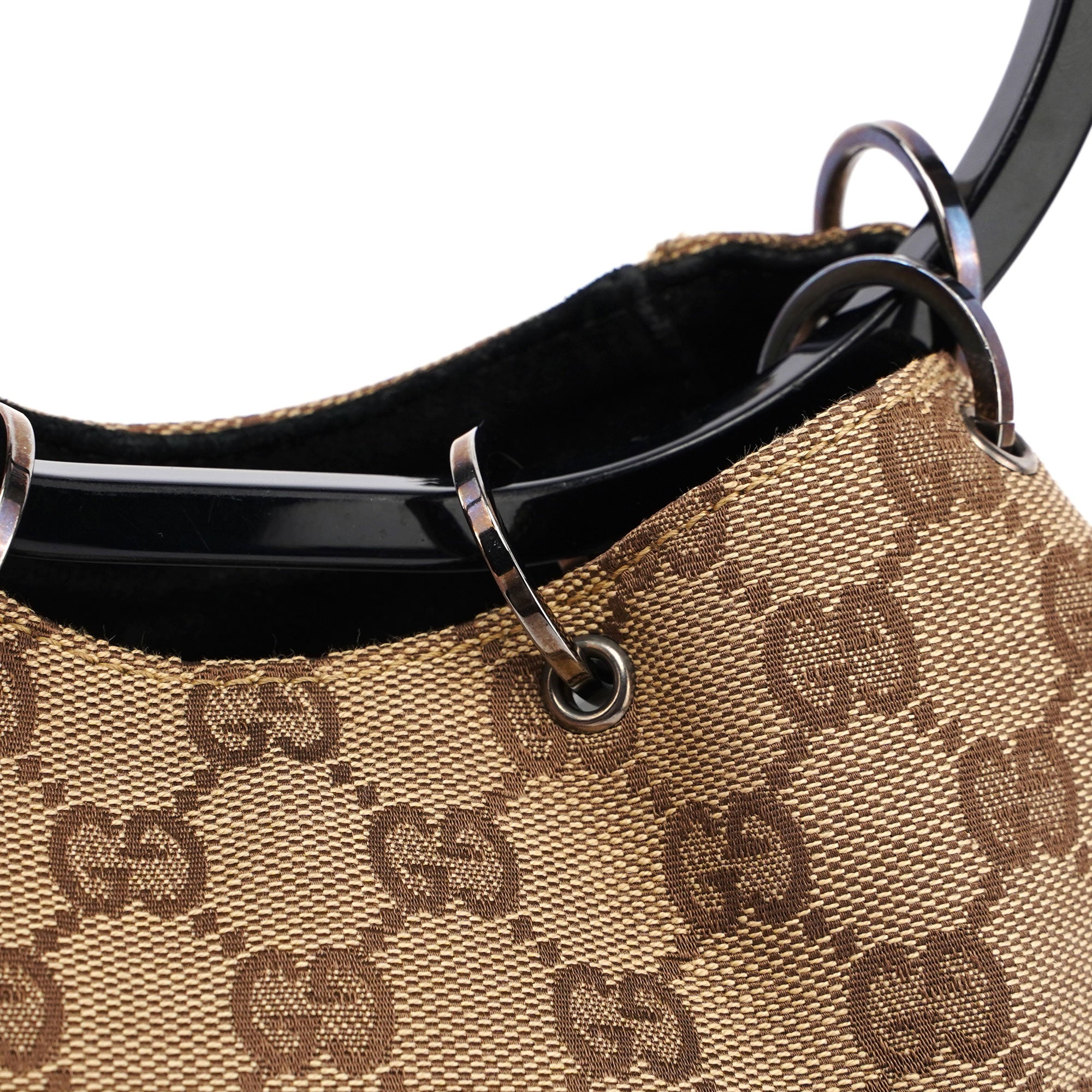 1999 Beige GG Ring Bag