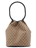 1999 Beige GG Ring Shoulder Bag