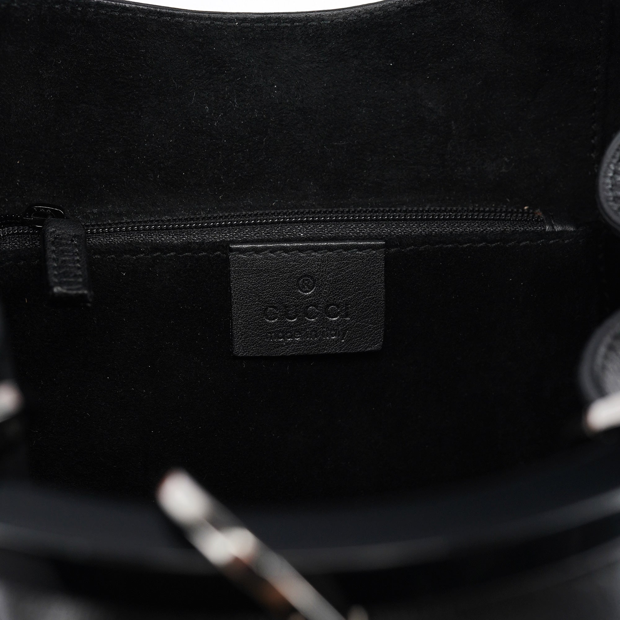 1999 Black Calfskin Loop Shoulder Bag