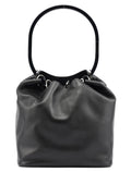 1999 Black Calfskin Loop Shoulder Bag