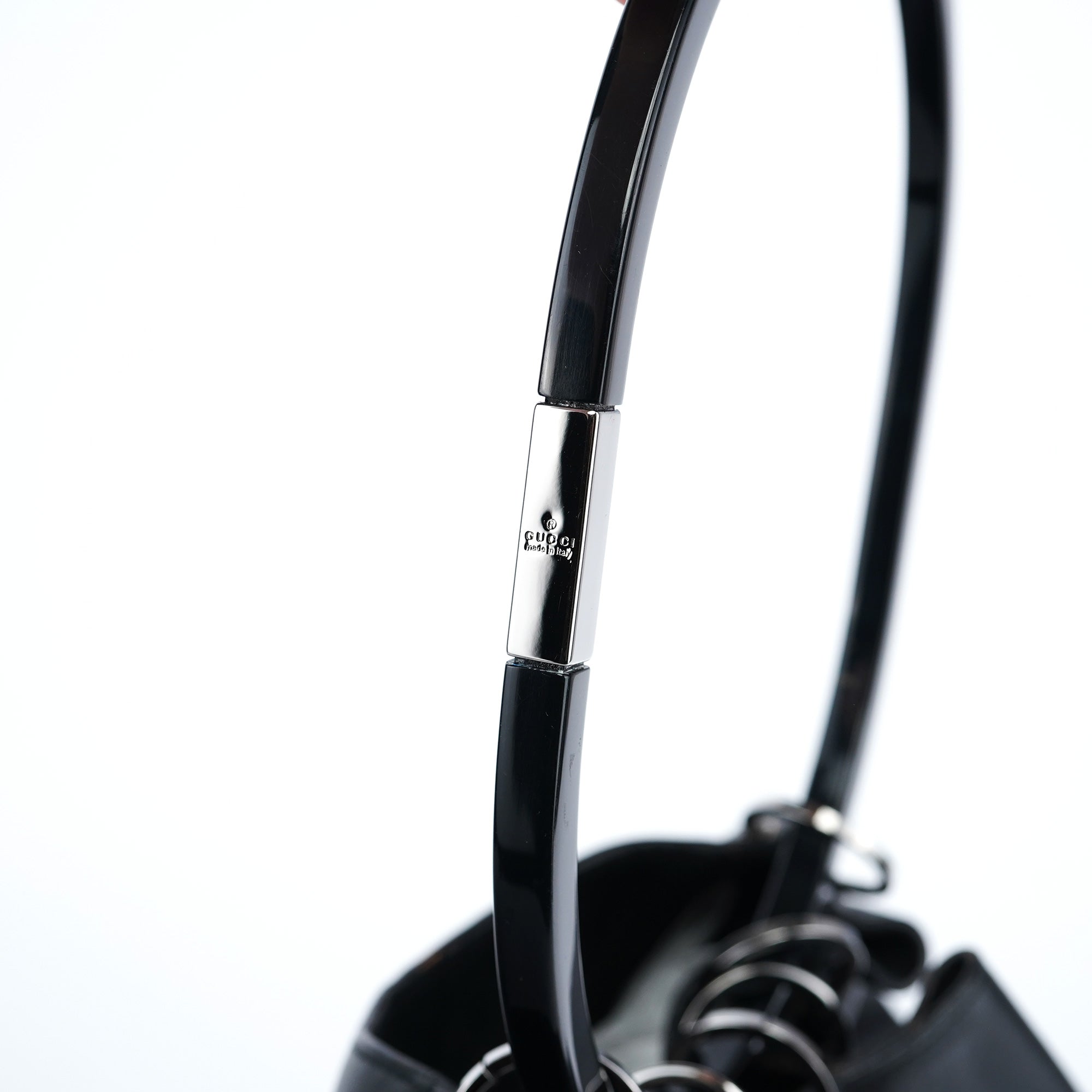 1999 Black Calfskin Loop Shoulder Bag