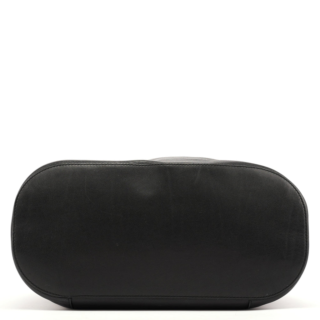1999 Black Calfskin Loop Shoulder Bag