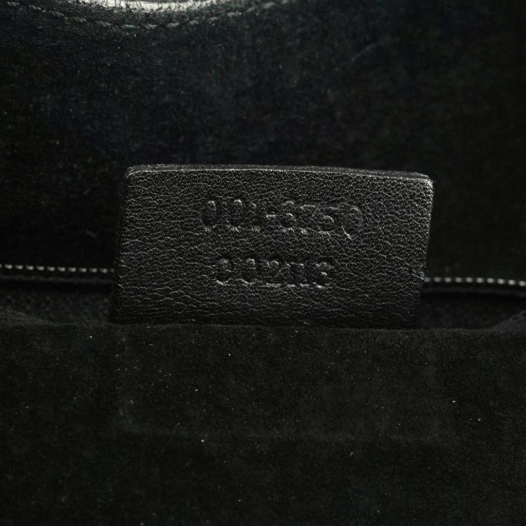 1999 Black Calfskin Loop Shoulder Bag