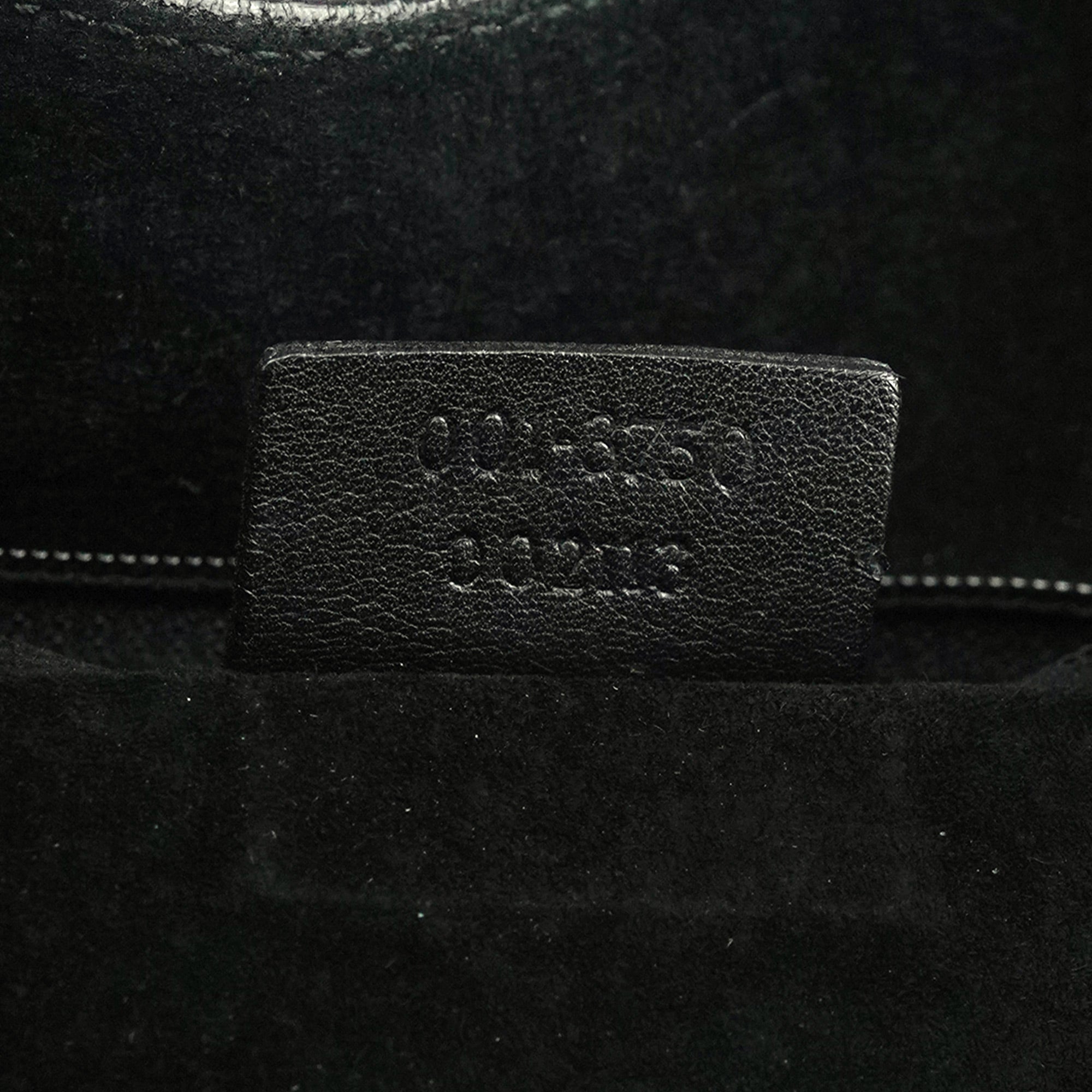 1999 Black Calfskin Loop Shoulder Bag