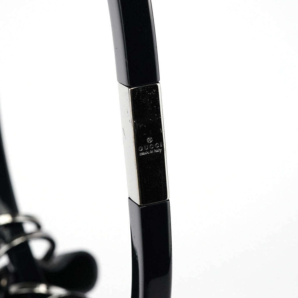 1999 Black Calfskin Loop Shoulder Bag