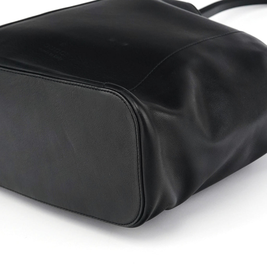 1999 Black Calfskin Loop Shoulder Bag