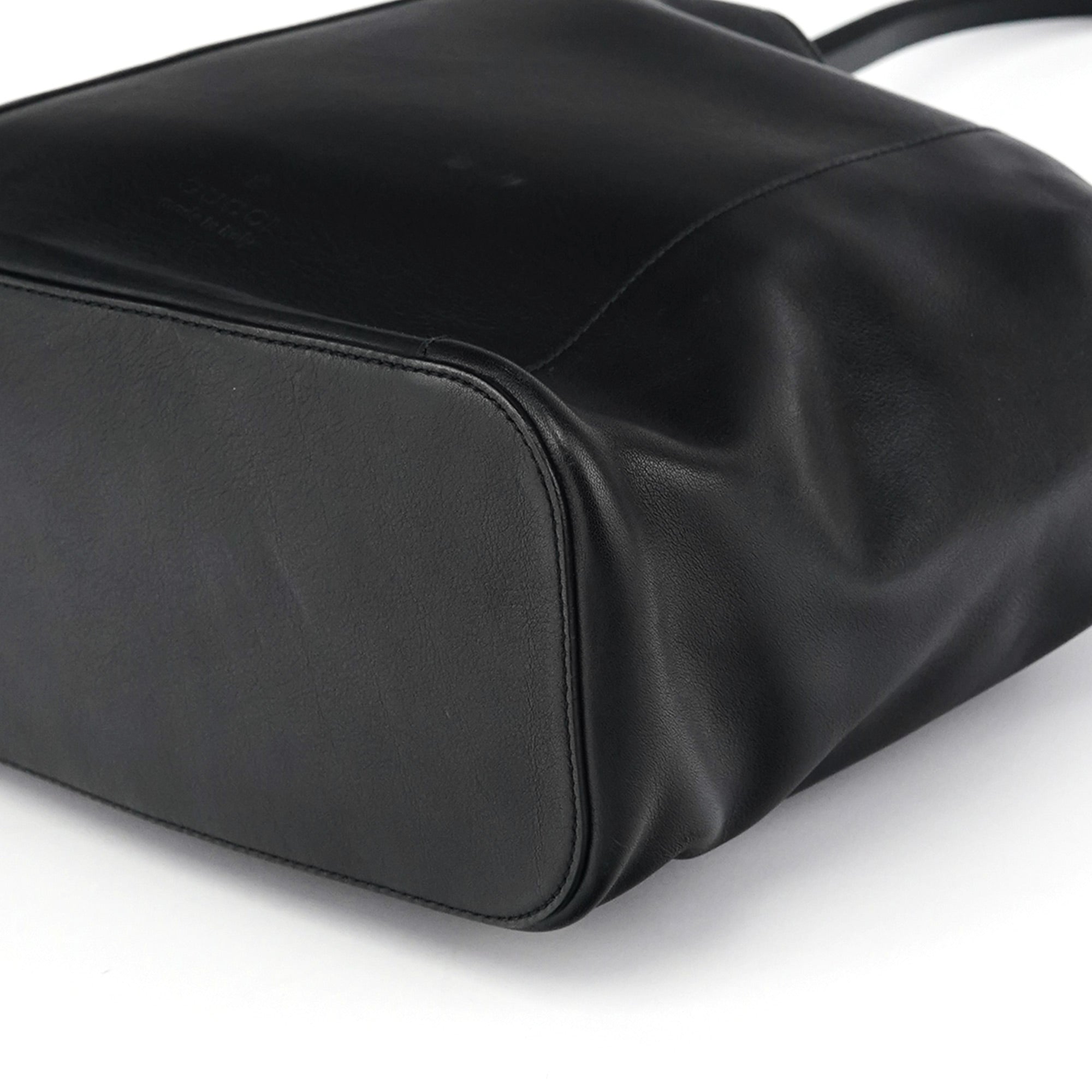 1999 Black Calfskin Loop Shoulder Bag
