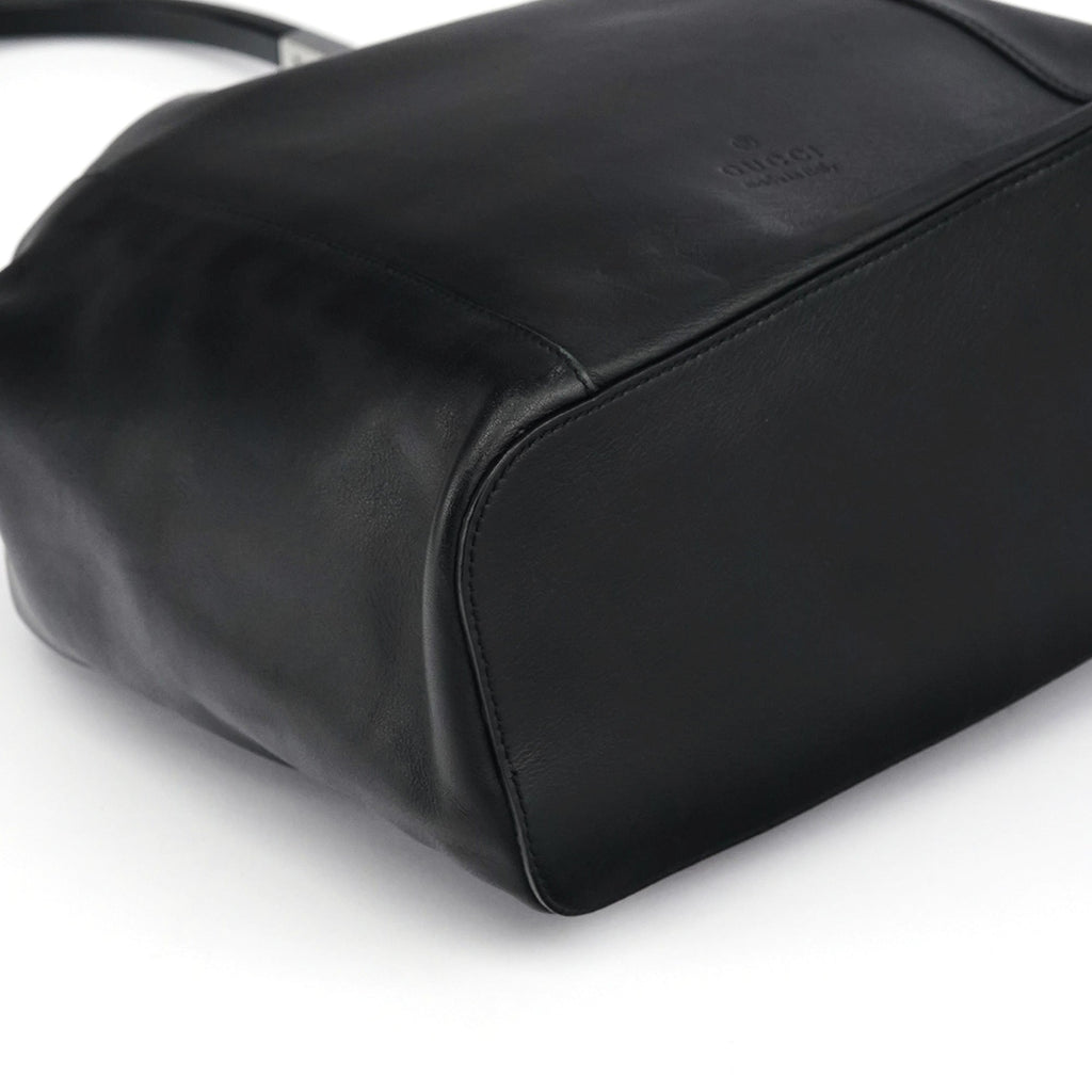 1999 Black Calfskin Loop Shoulder Bag