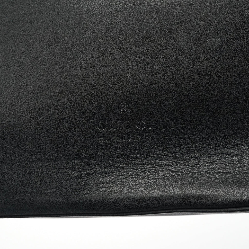 1999 Black Calfskin Loop Shoulder Bag