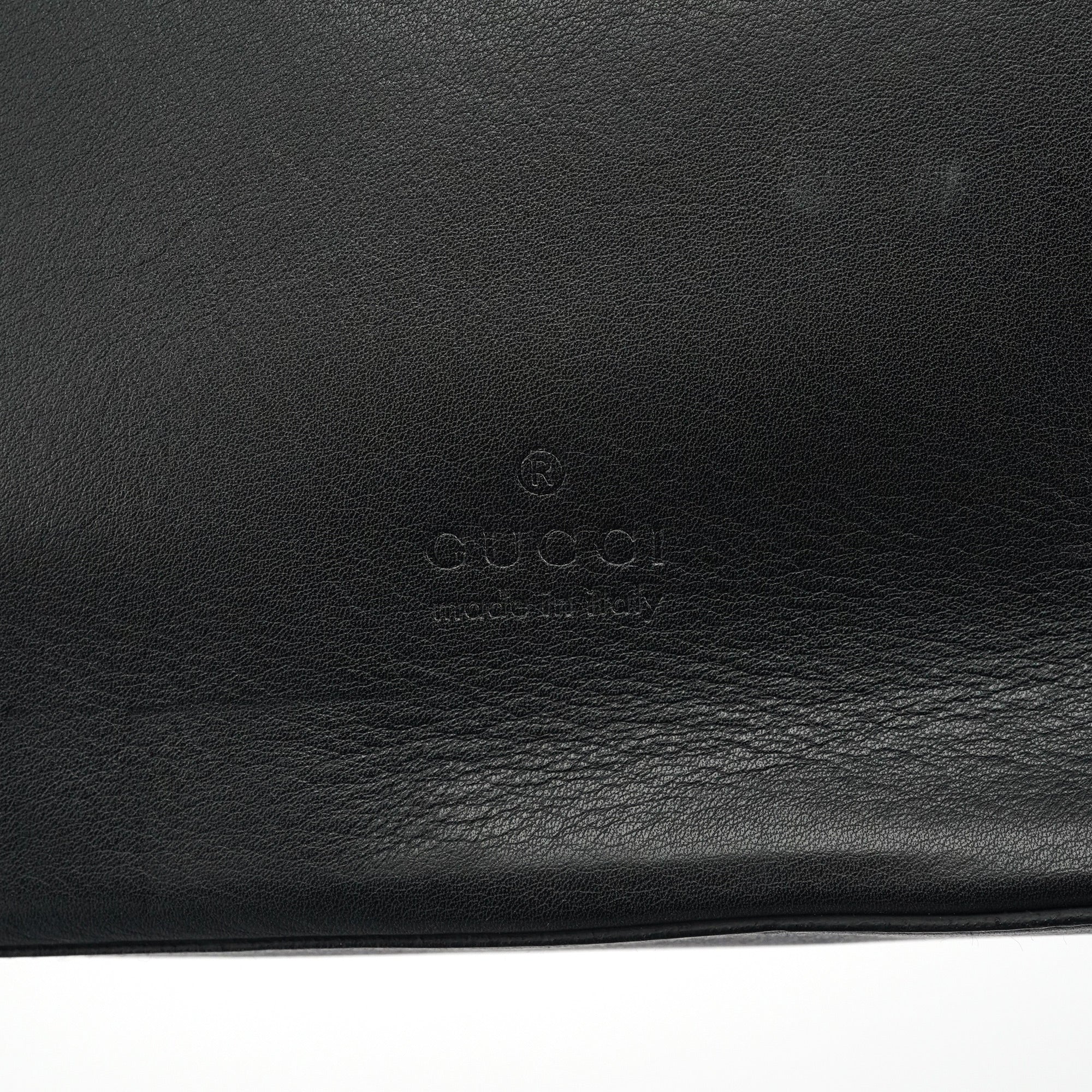 1999 Black Calfskin Loop Shoulder Bag