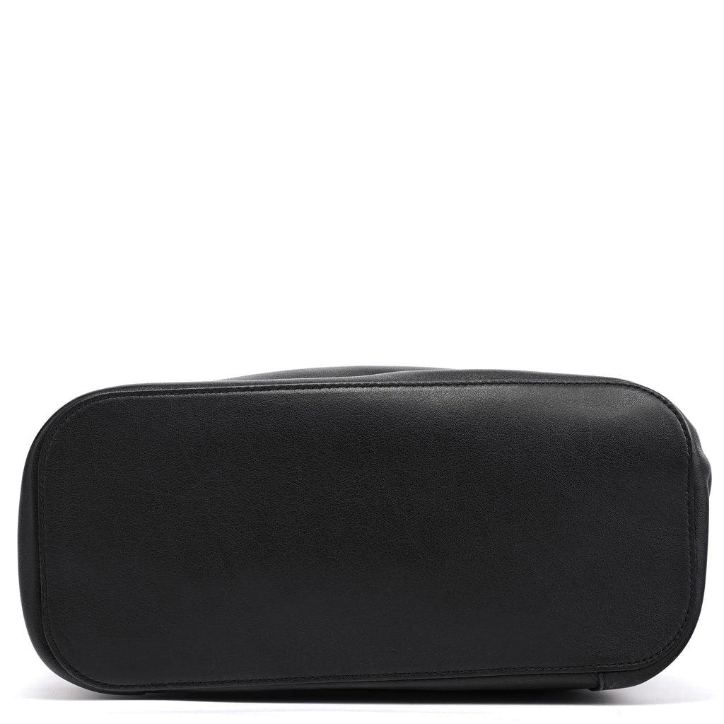 1999 Black Calfskin Loop Shoulder Bag