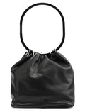 1999 Black Calfskin Loop Shoulder Bag
