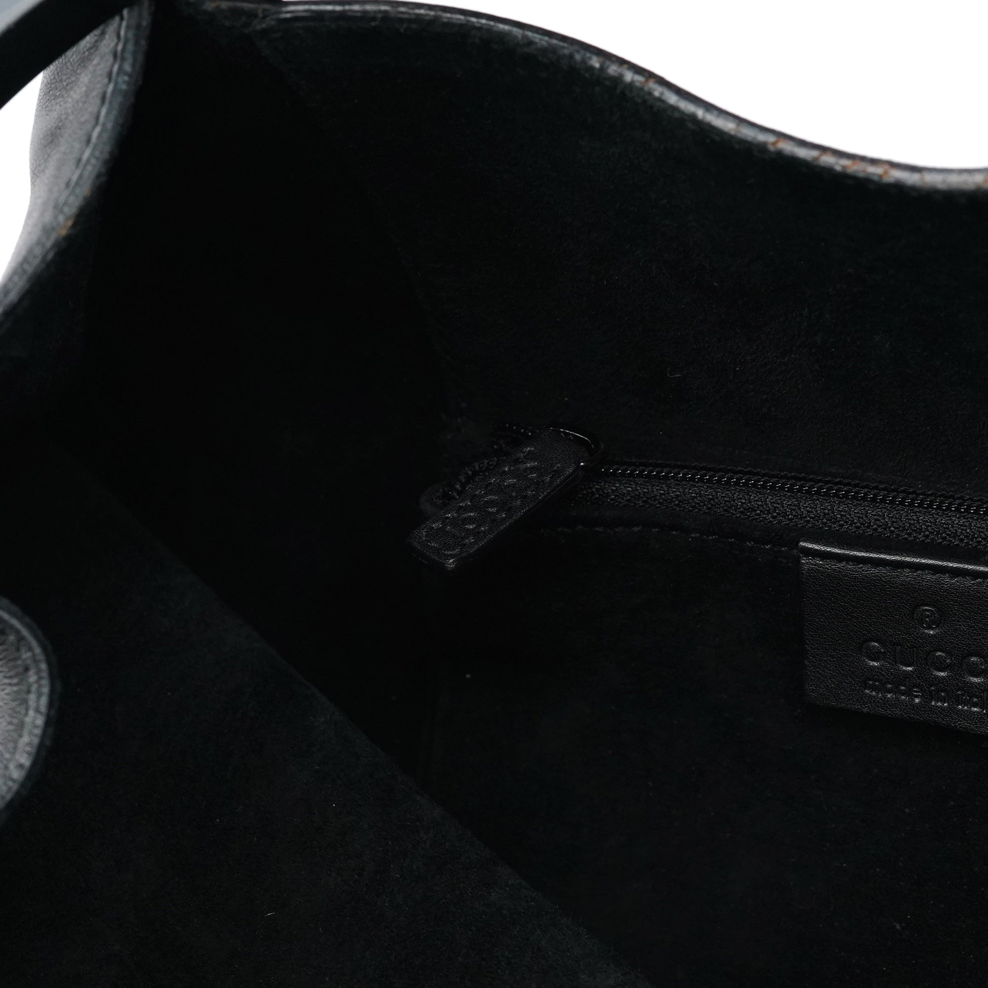 1999 Black Calfskin Loop Shoulder Bag