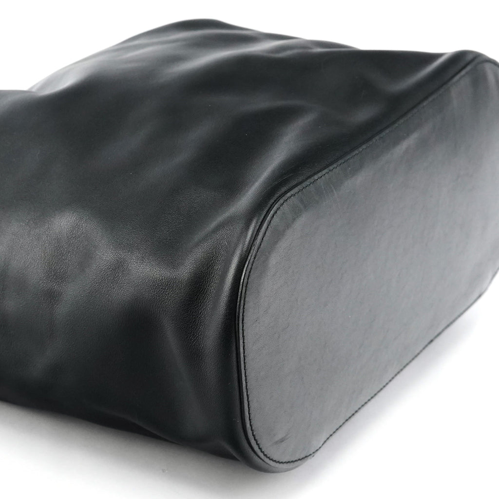 1999 Black Calfskin Loop Shoulder Bag