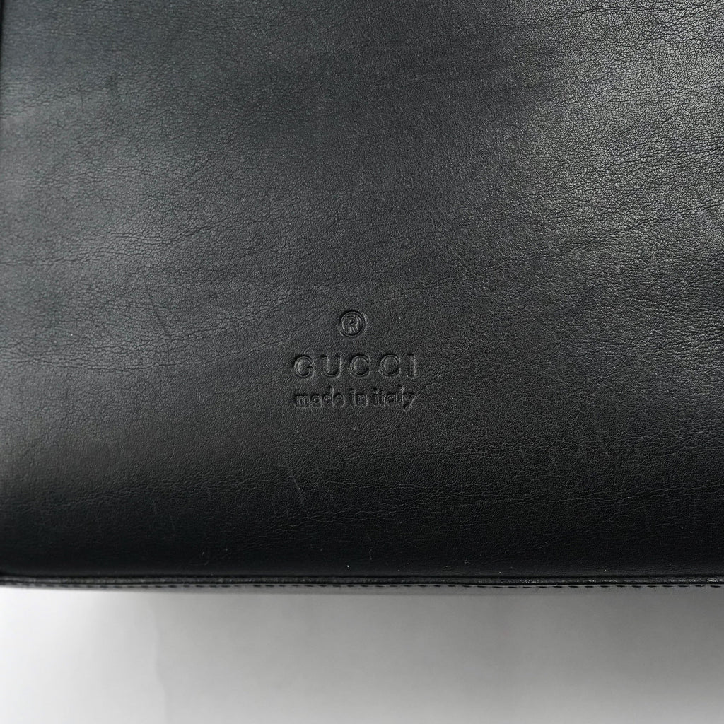 1999 Black Calfskin Loop Shoulder Bag