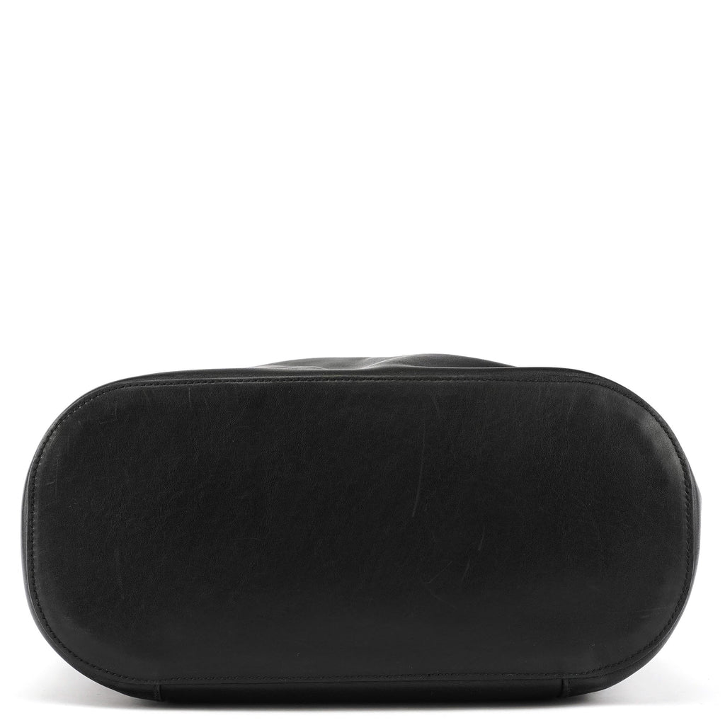 1999 Black Calfskin Loop Shoulder Bag