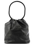 1999 Black Calfskin Loop Shoulder Bag