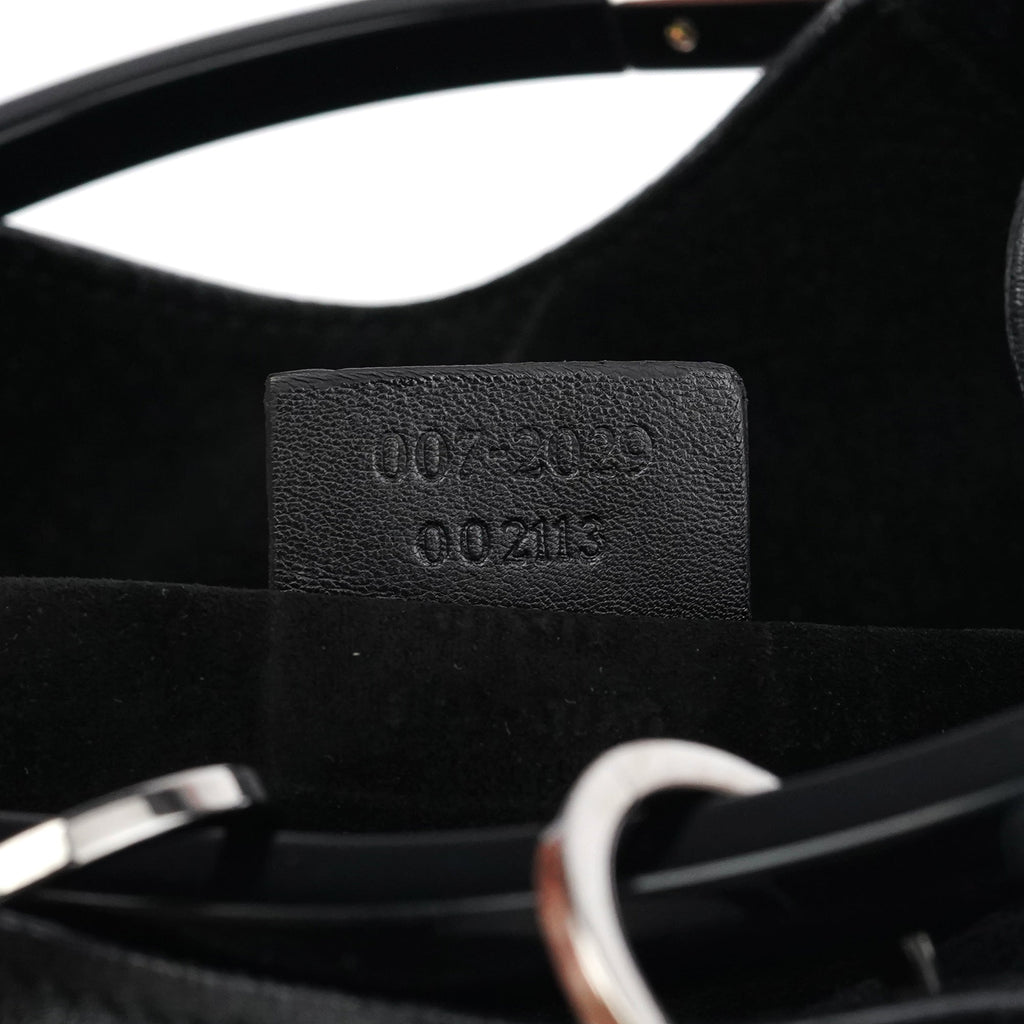 1999 Black Calfskin Loop Shoulder Bag
