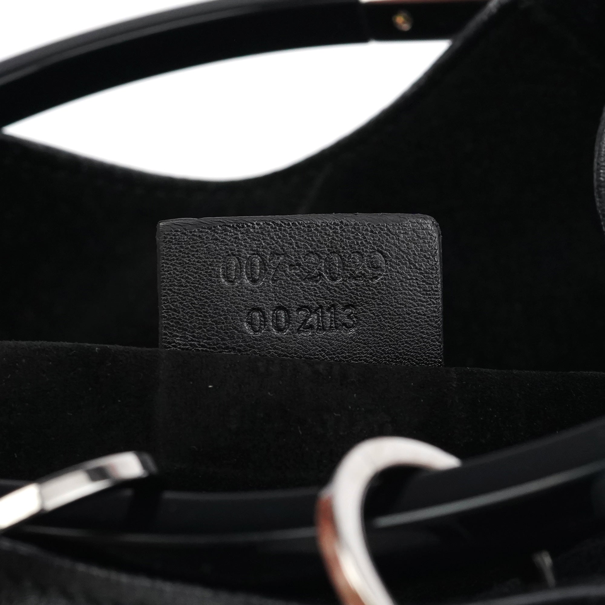 1999 Black Calfskin Loop Shoulder Bag