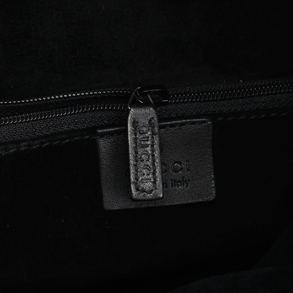 1999 Black Calfskin Loop Shoulder Bag