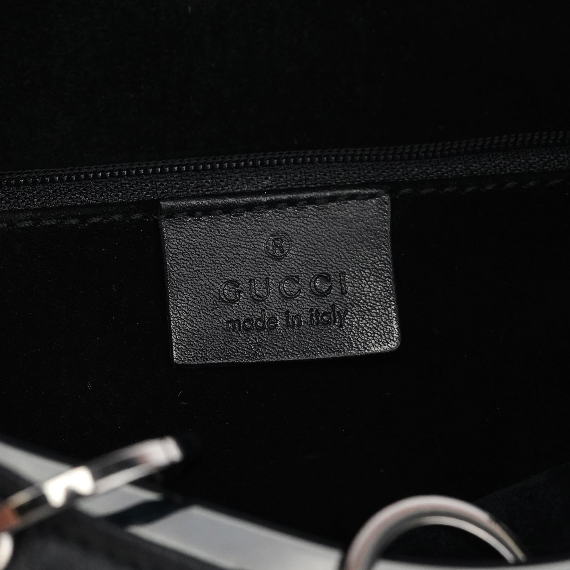 1999 Black Calfskin Loop Shoulder Bag