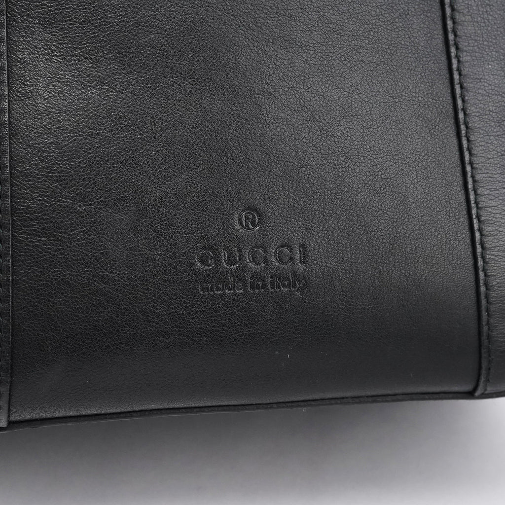 1999 Black Calfskin Loop Shoulder Bag