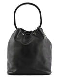 1999 Black Calfskin Loop Shoulder Bag