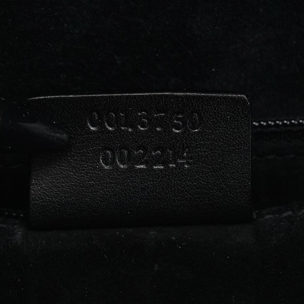 1999 Black Calfskin Loop Shoulder Bag