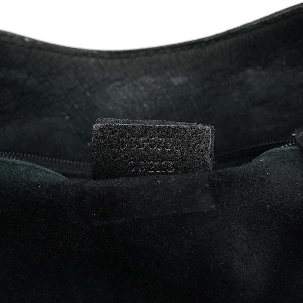 1999 Black Calfskin Loop Shoulder Bag
