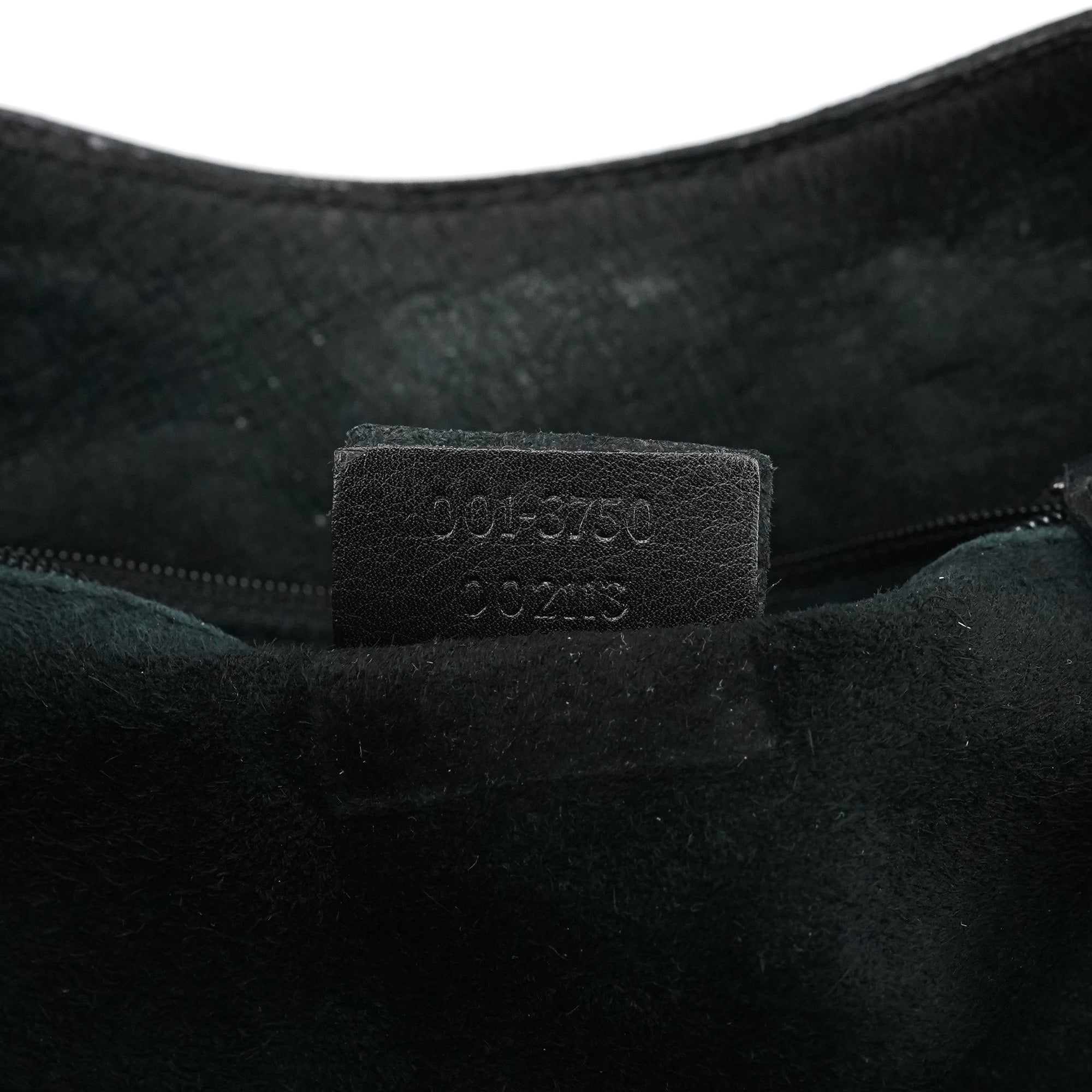 1999 Black Calfskin Loop Shoulder Bag