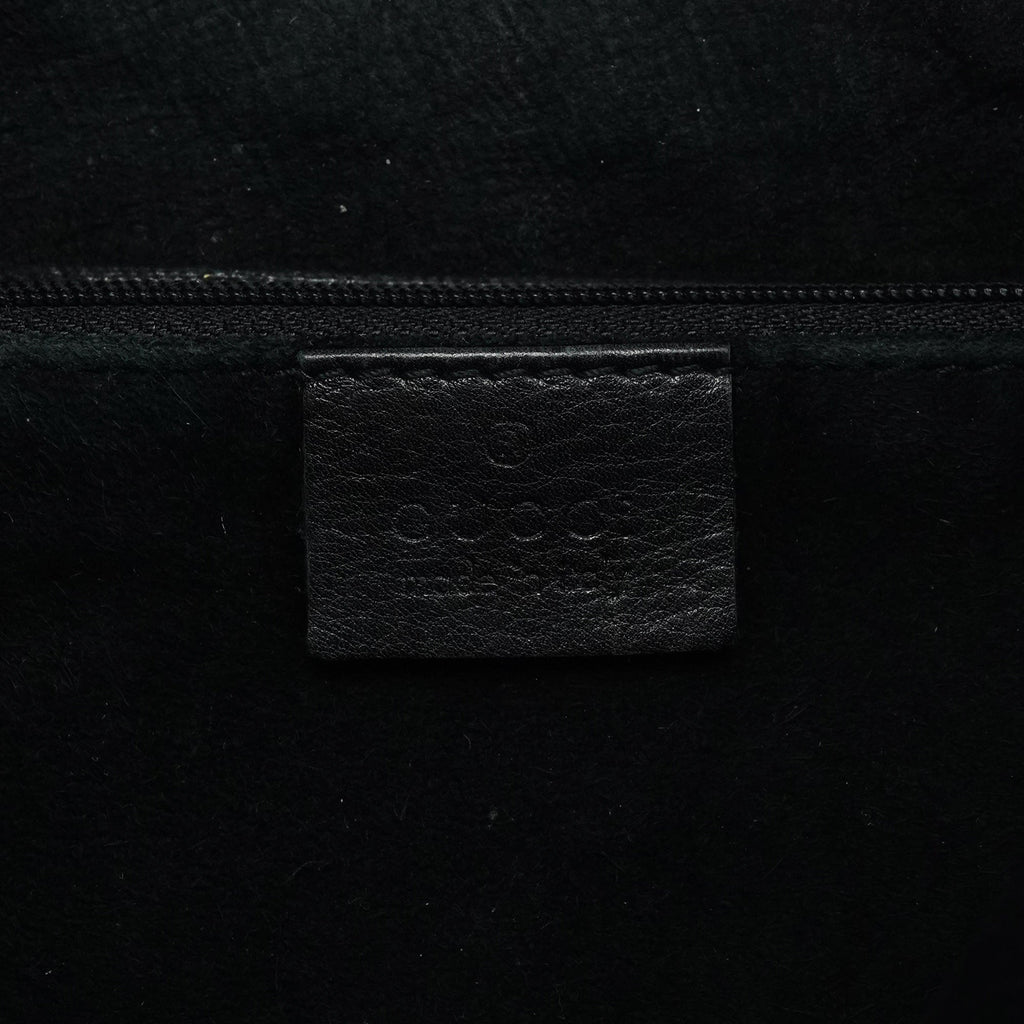 1999 Black Calfskin Loop Shoulder Bag