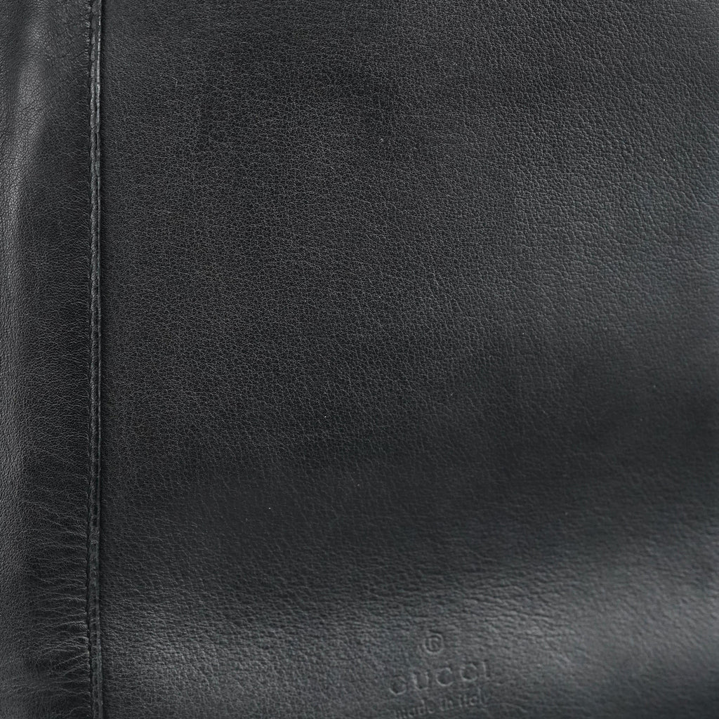 1999 Black Calfskin Loop Shoulder Bag