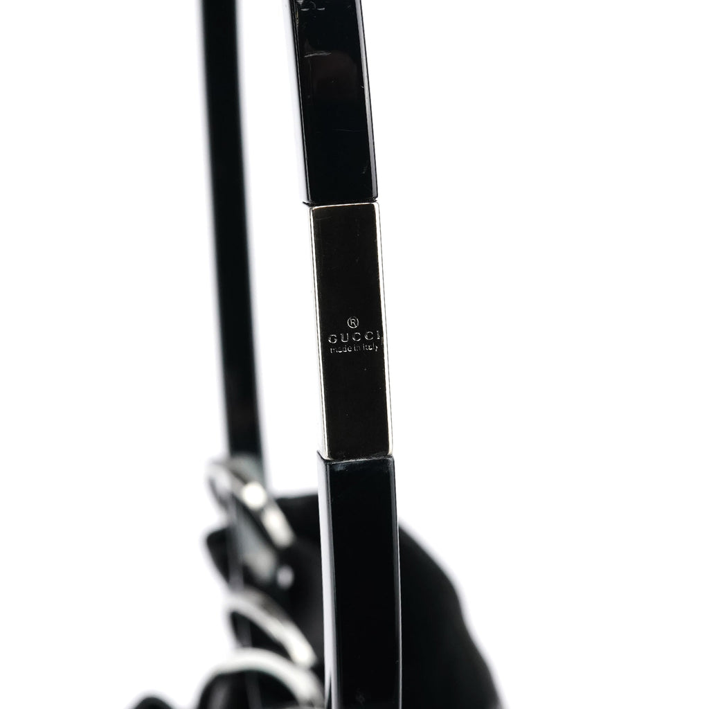 1999 Black Calfskin Loop Shoulder Bag