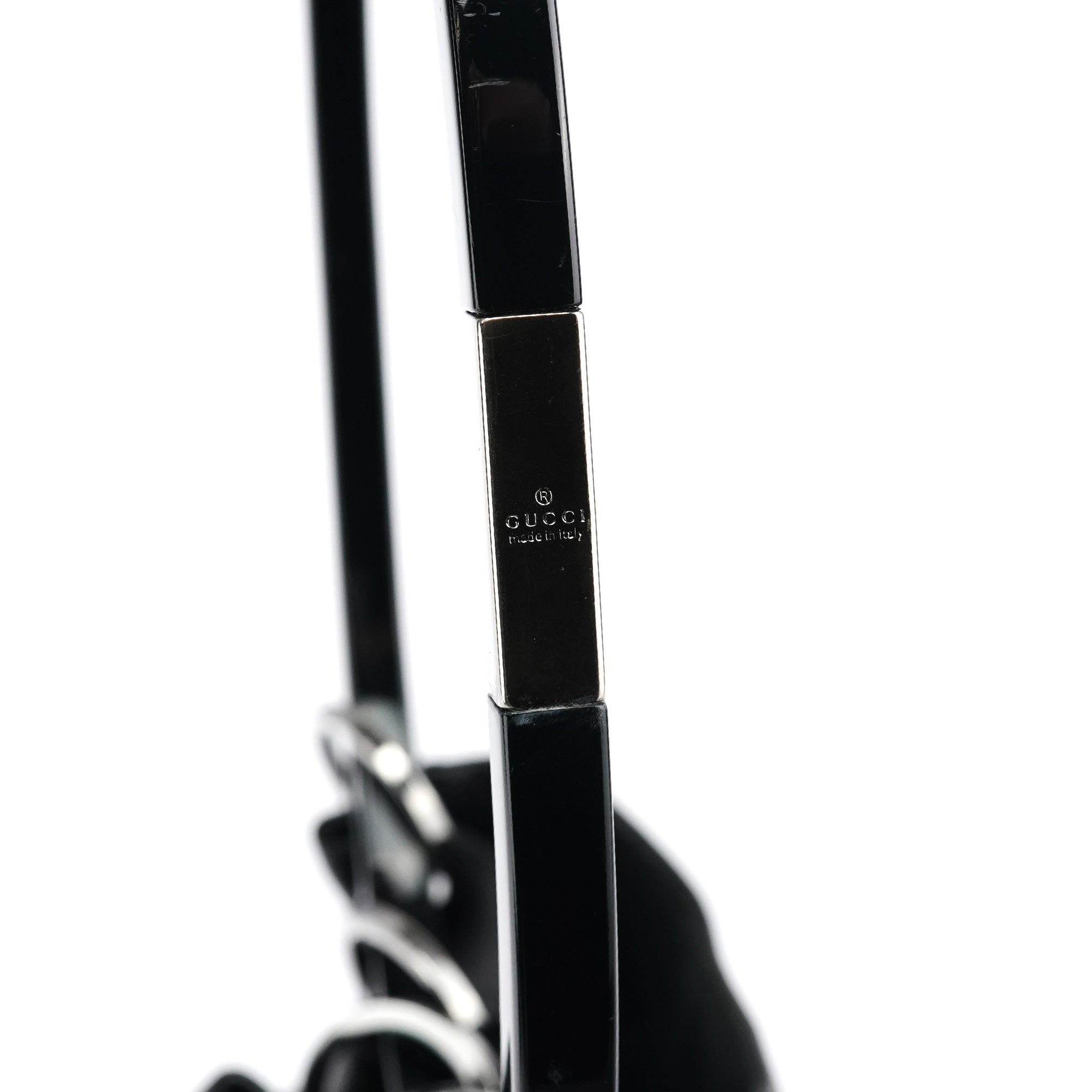 1999 Black Calfskin Loop Shoulder Bag