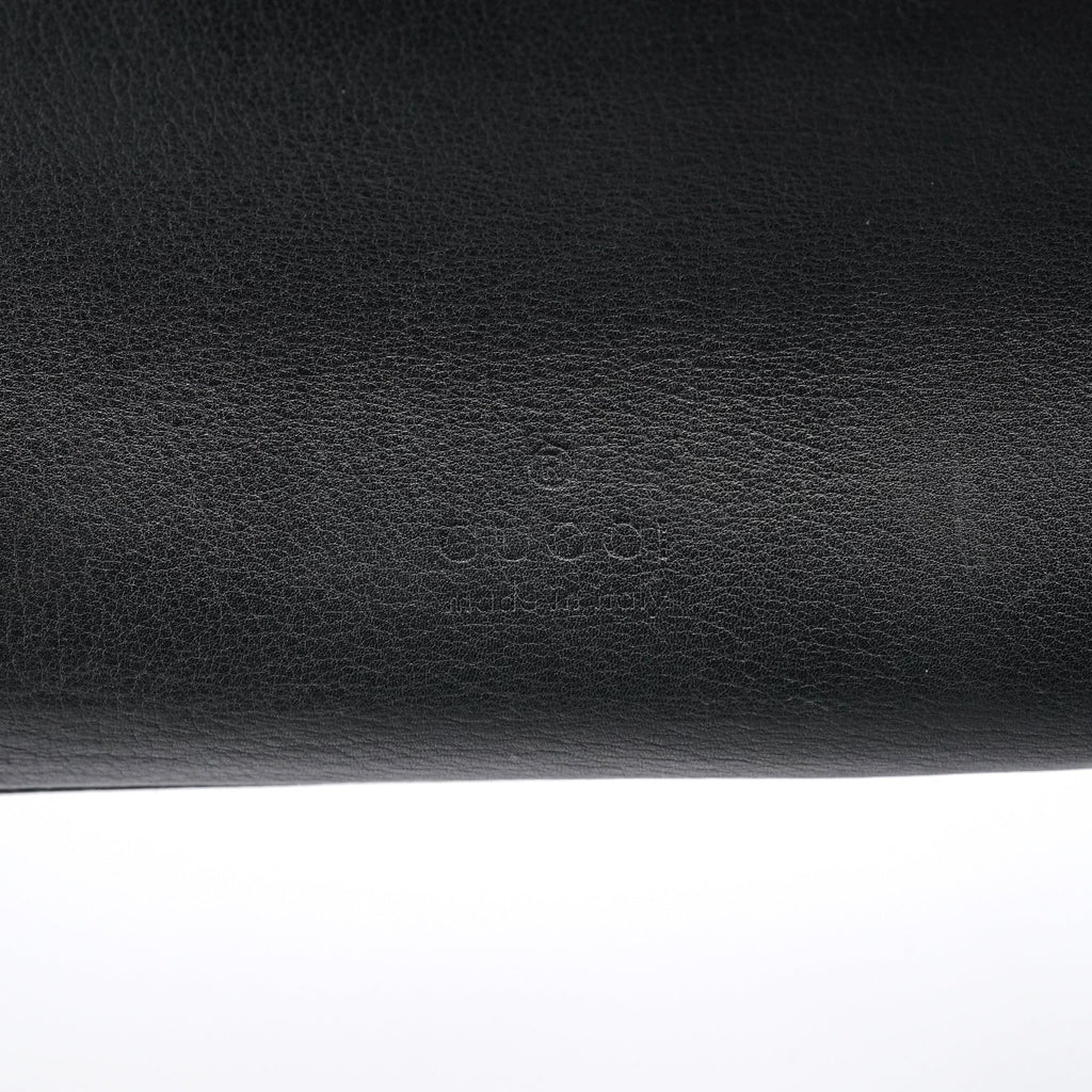 1999 Black Calfskin Loop Shoulder Bag