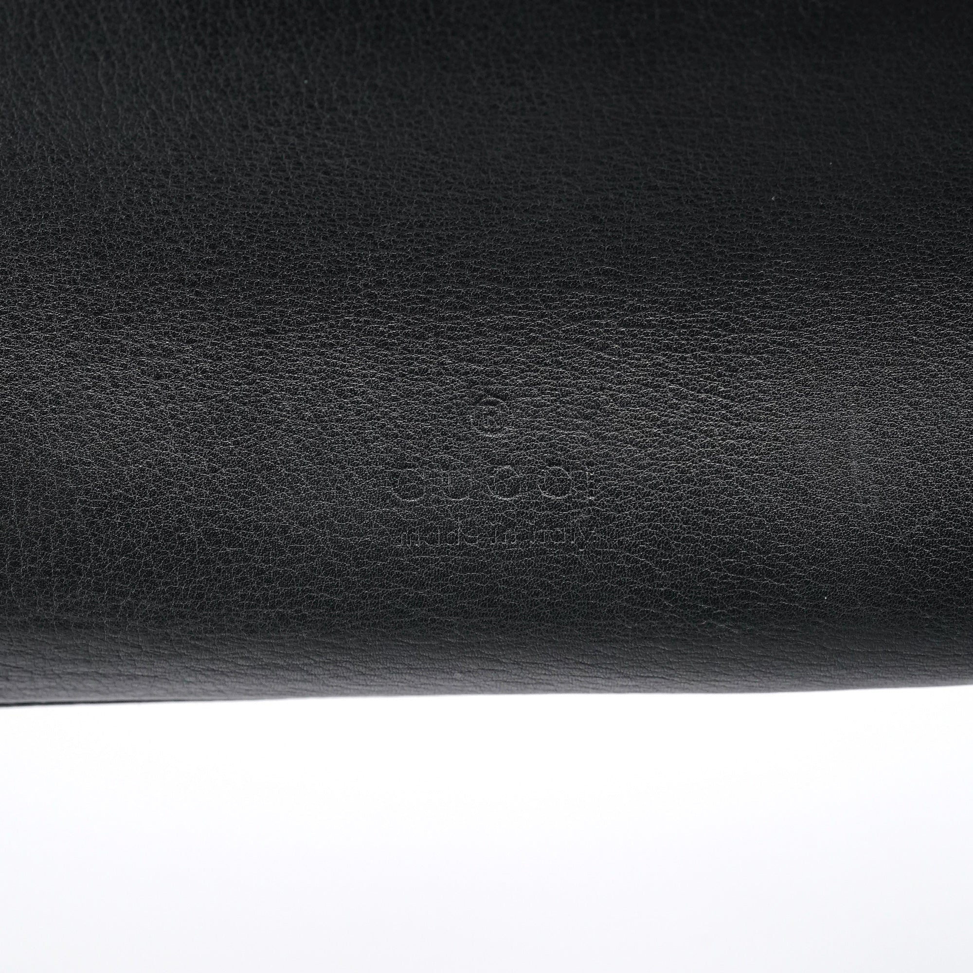 1999 Black Calfskin Loop Shoulder Bag
