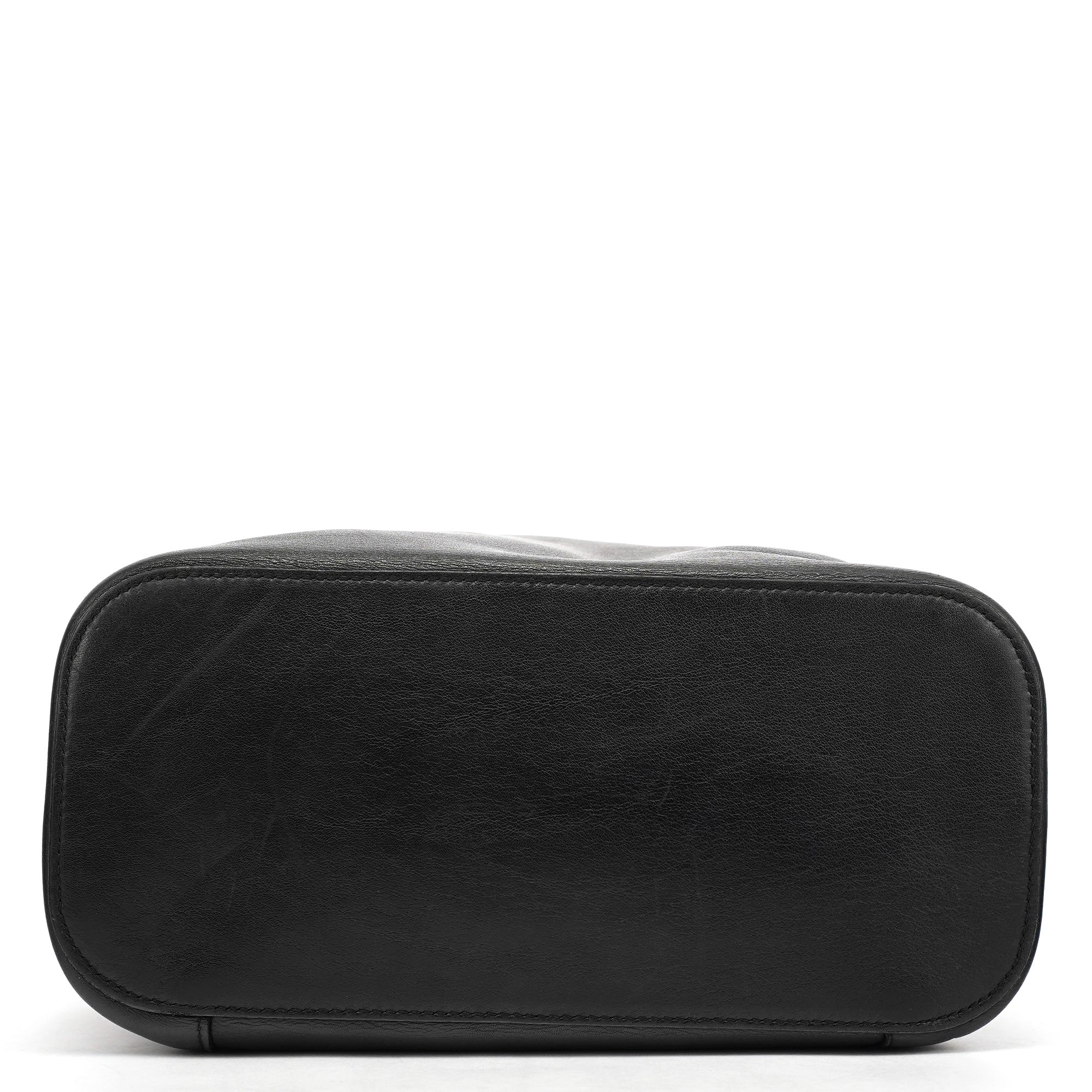 1999 Black Calfskin Loop Shoulder Bag