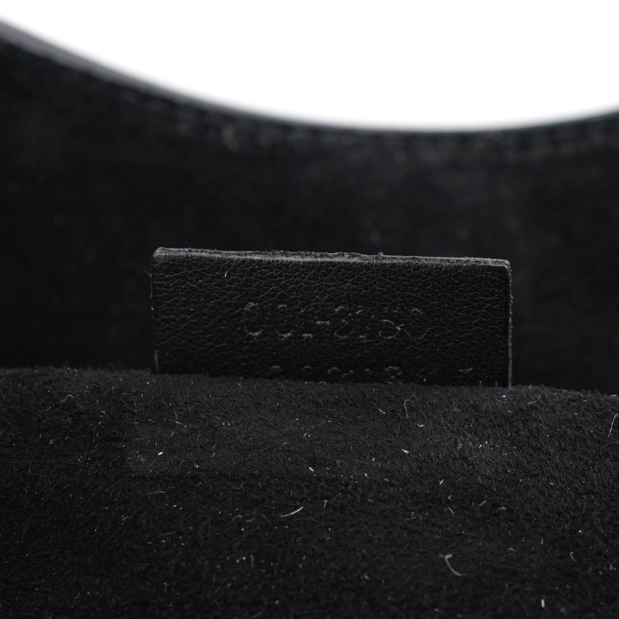 1999 Black Calfskin Ring Bag