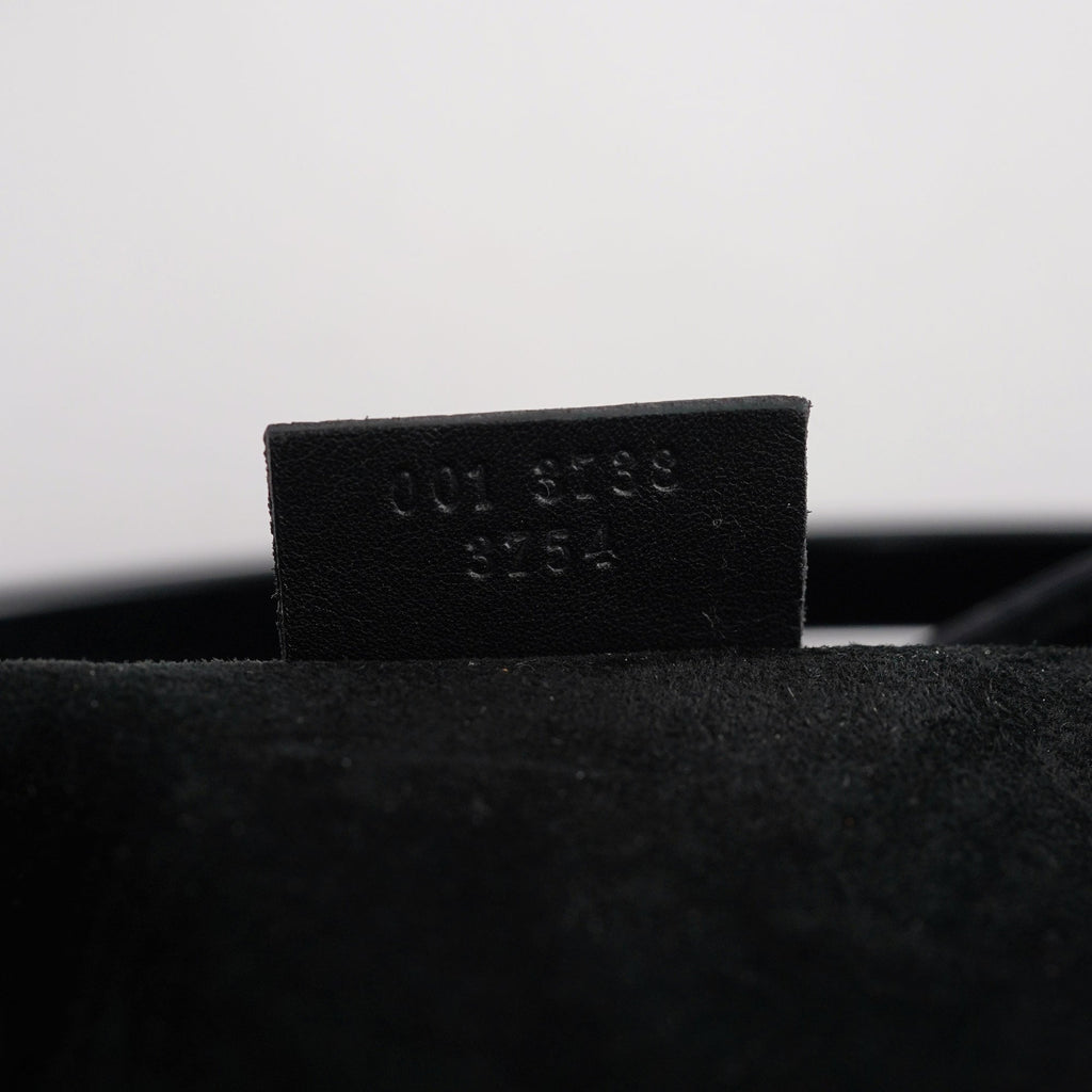 1999 Black Calfskin Ring Bag