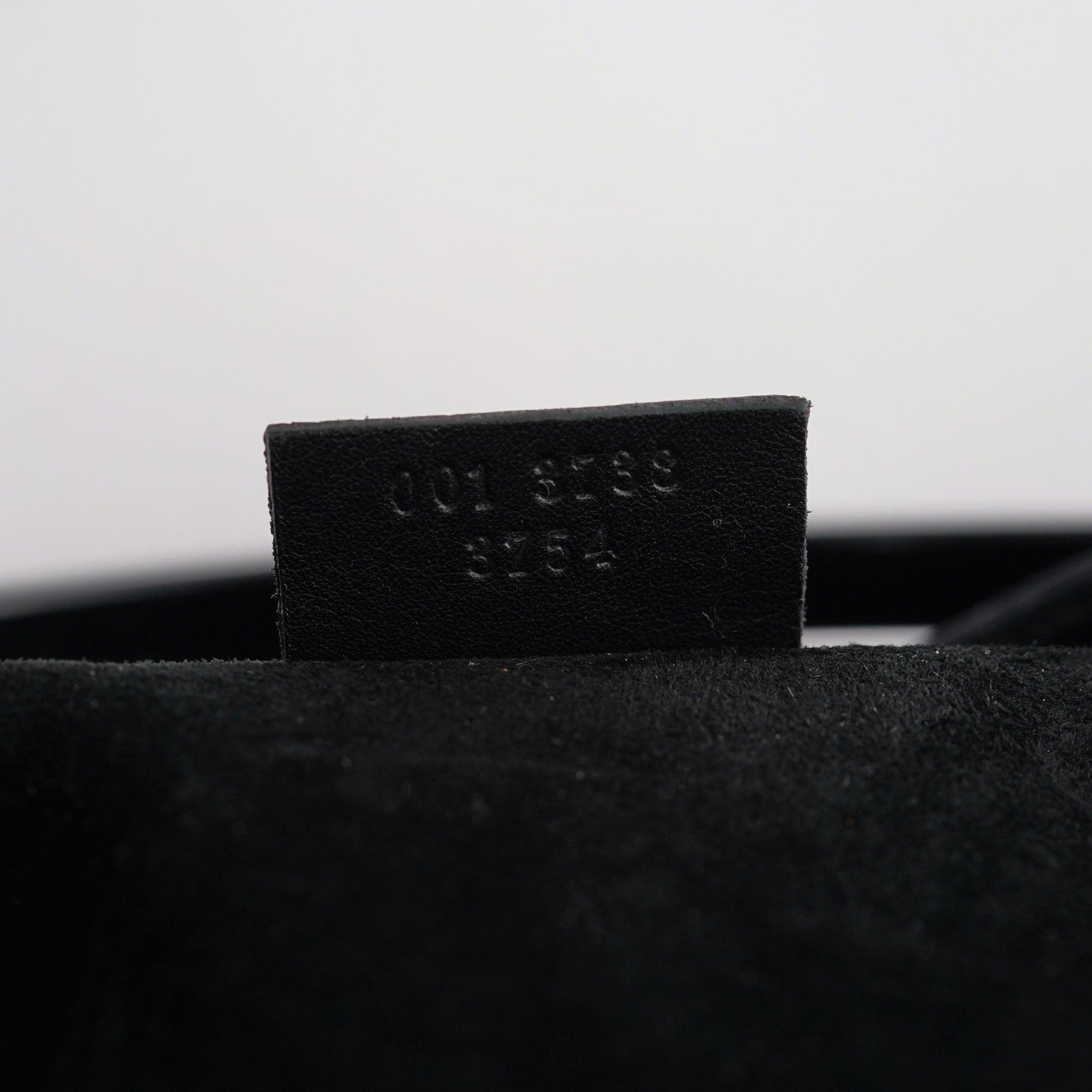 1999 Black Calfskin Ring Bag