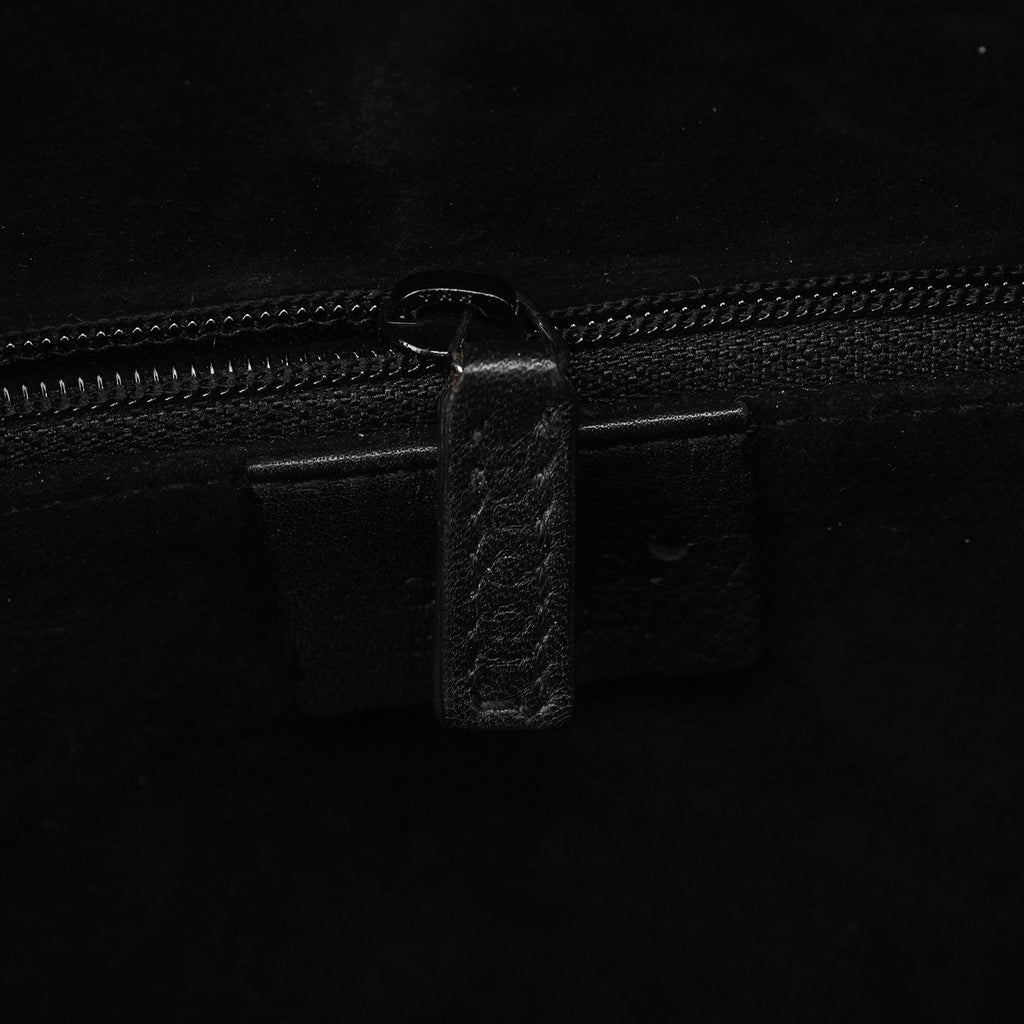 1999 Black Calfskin Ring Bag