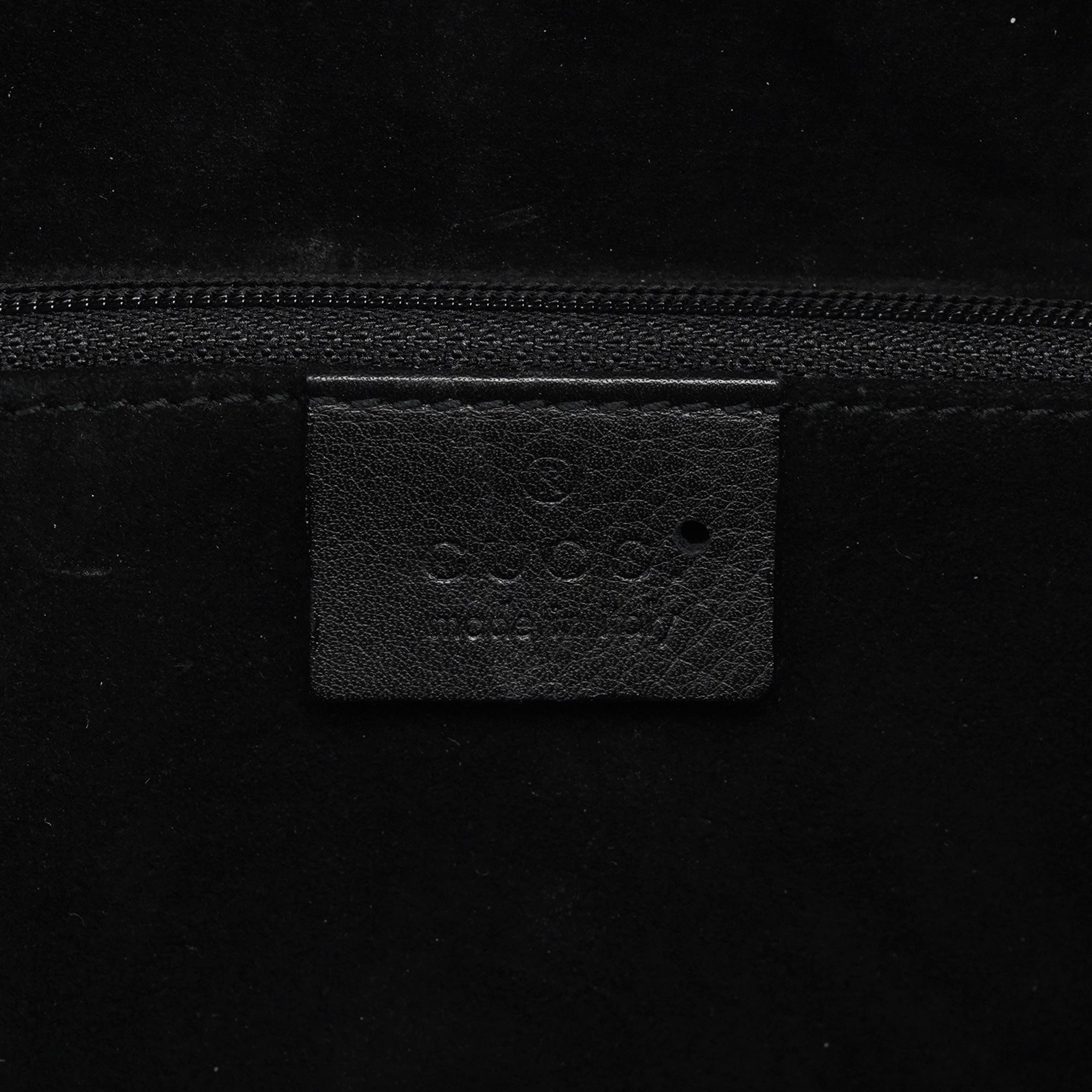 1999 Black Calfskin Ring Bag