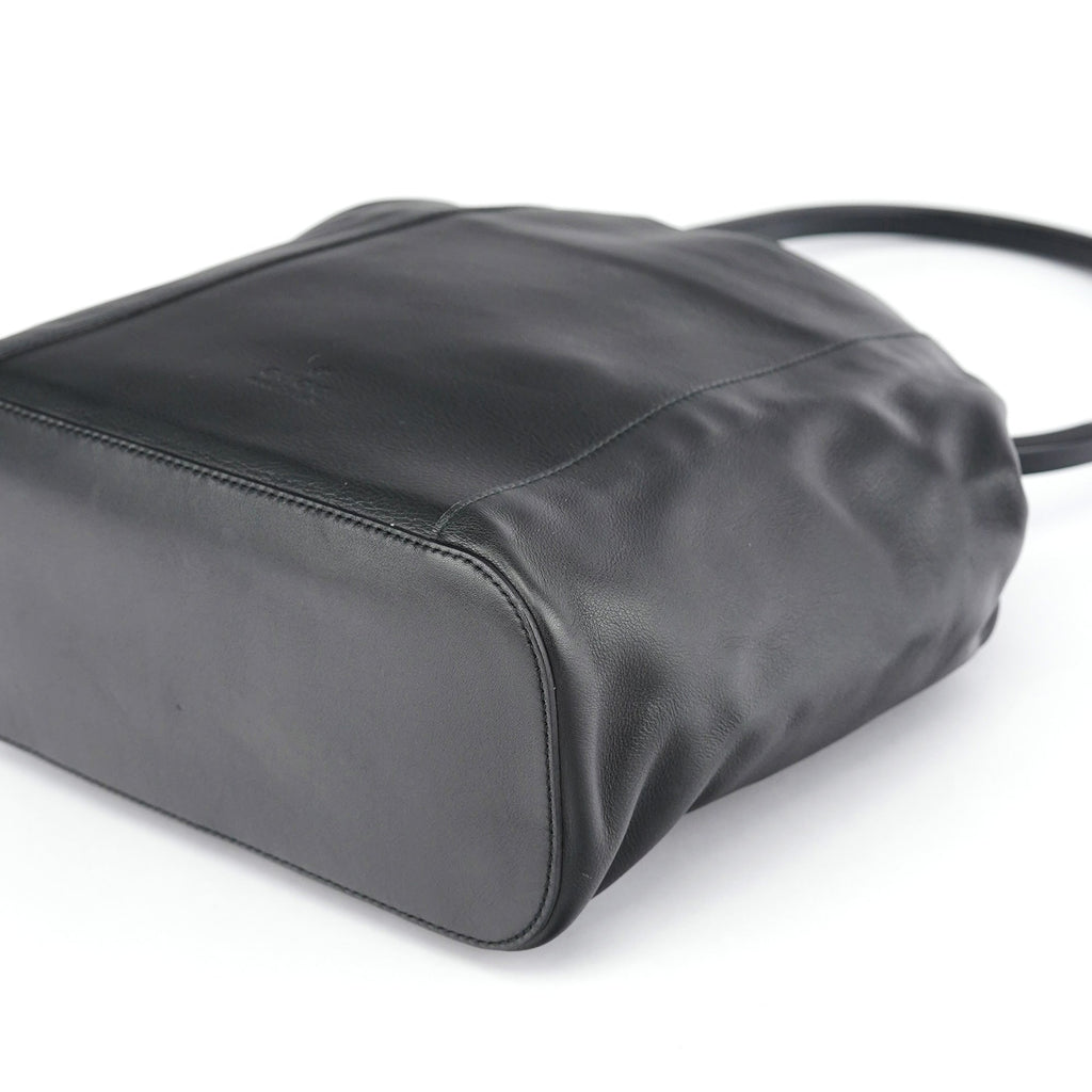 1999 Black Calfskin Ring Bag