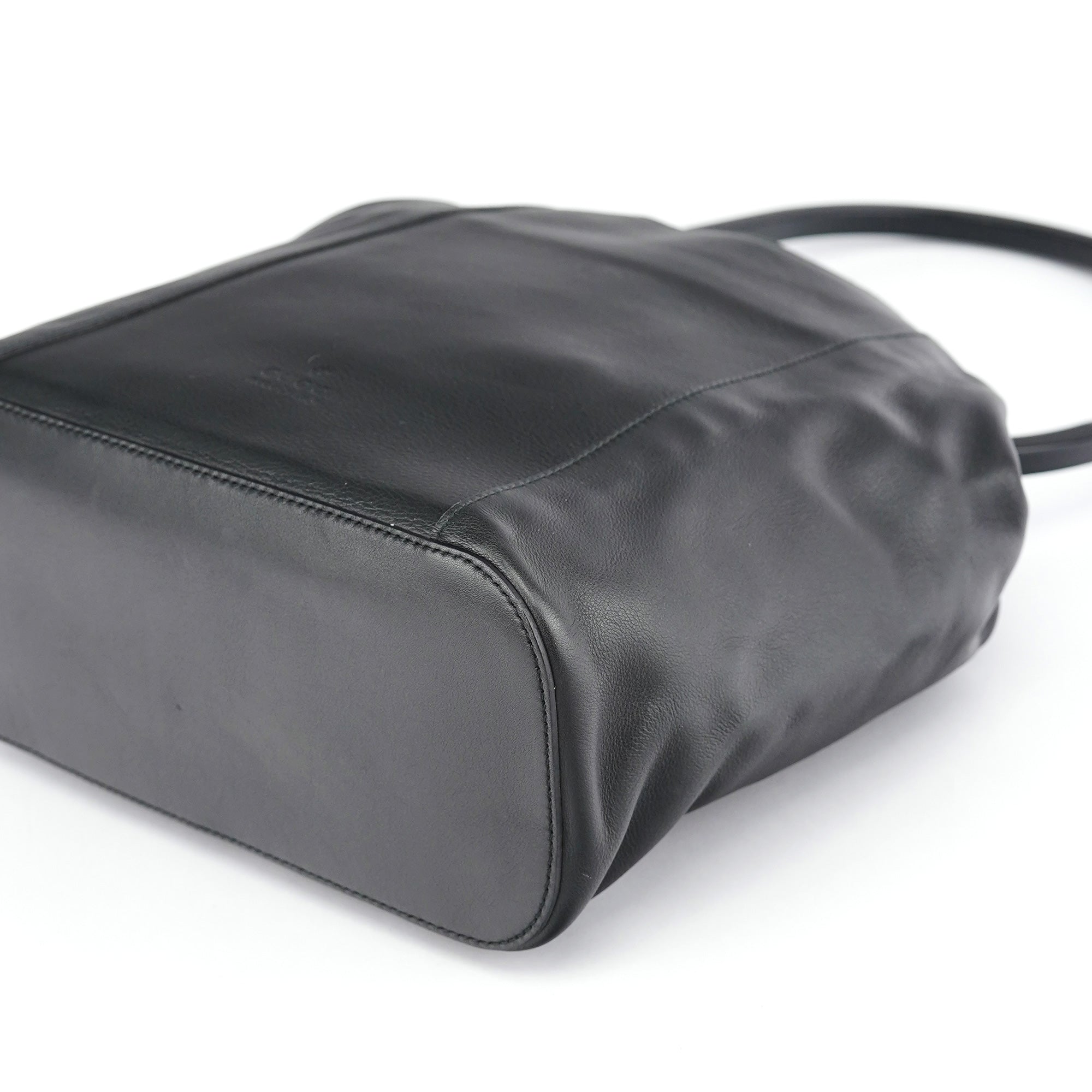 1999 Black Calfskin Ring Bag