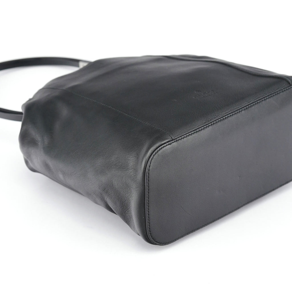 1999 Black Calfskin Ring Bag