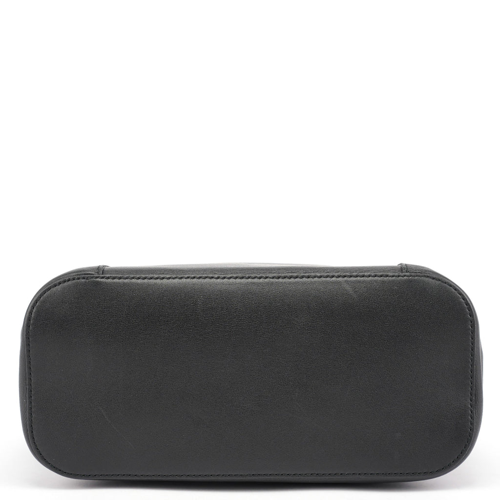 1999 Black Calfskin Ring Bag