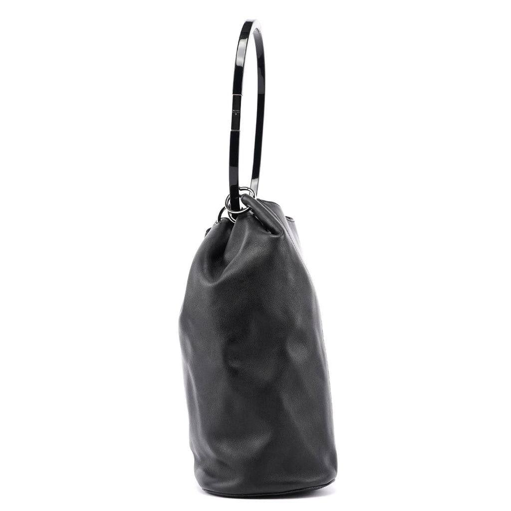 1999 Black Calfskin Ring Bag
