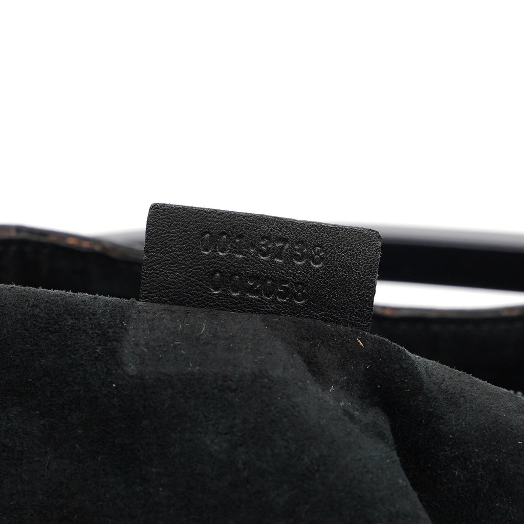 1999 Black Calfskin Ring Bag